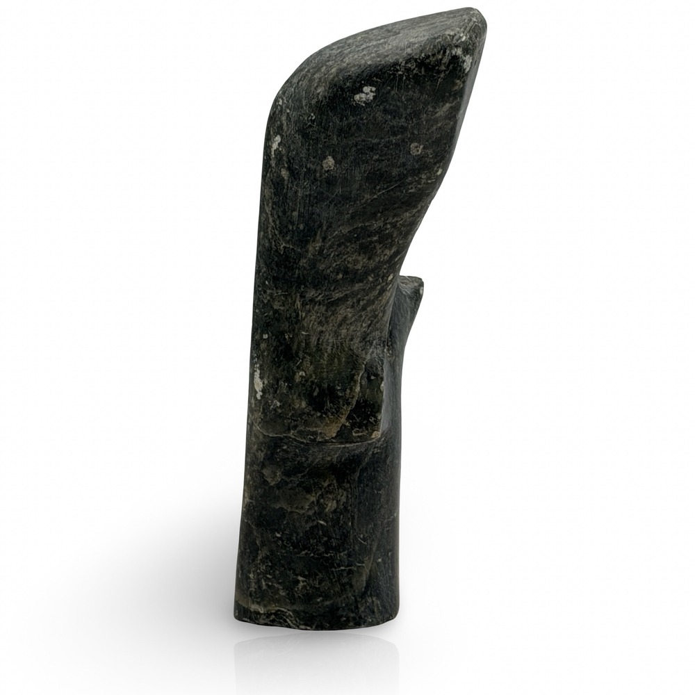 Vintage Inuit Arviat Sculpture 5A-16185
Abstract Spirit Whale Basalt Baffin CAN - Picture 9 of 11